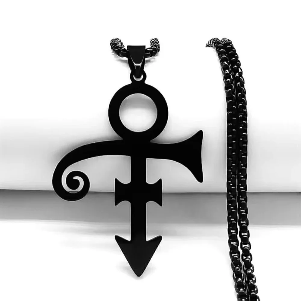 Love Symbol Inspired by Prince Rocker Necklace / Pendant #1336